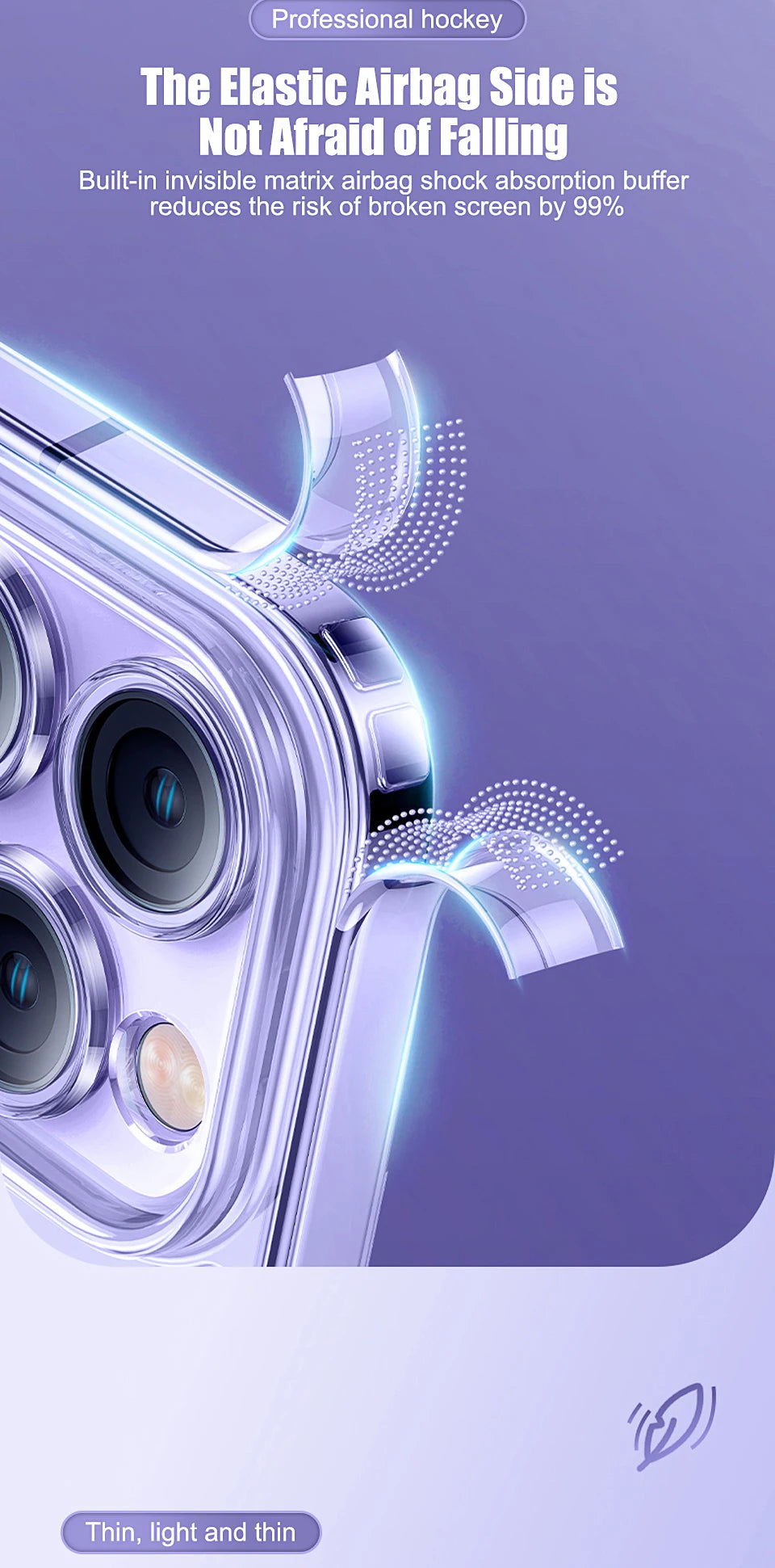The Crystal — Clear Shockproof MagSafe Case