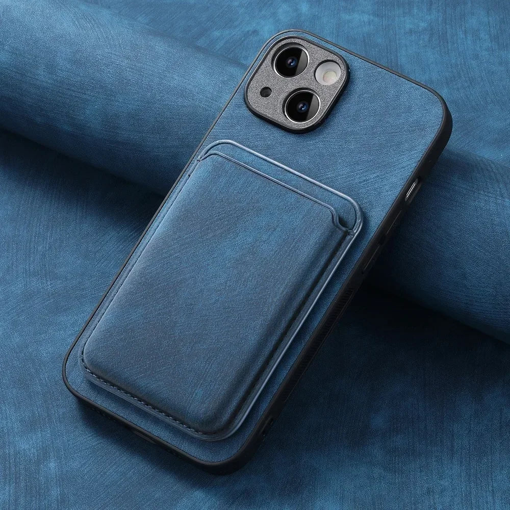 The Heritage — Vintage Leather Case with Magnetic Wallet