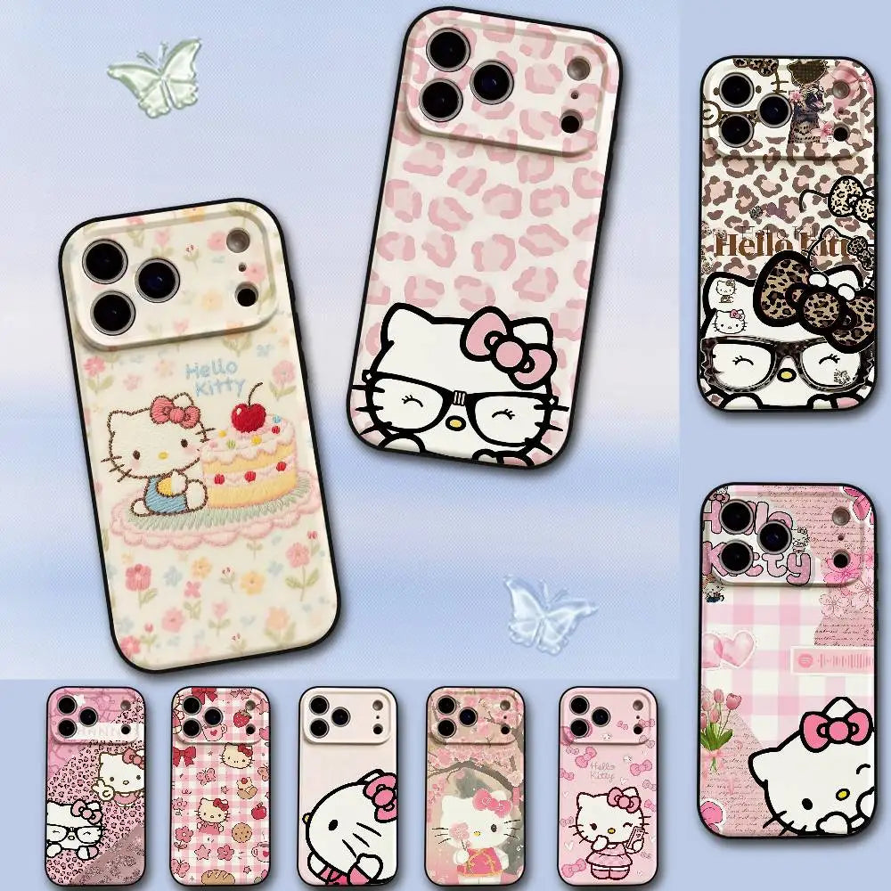 Hello Kitty Black Silicone Case