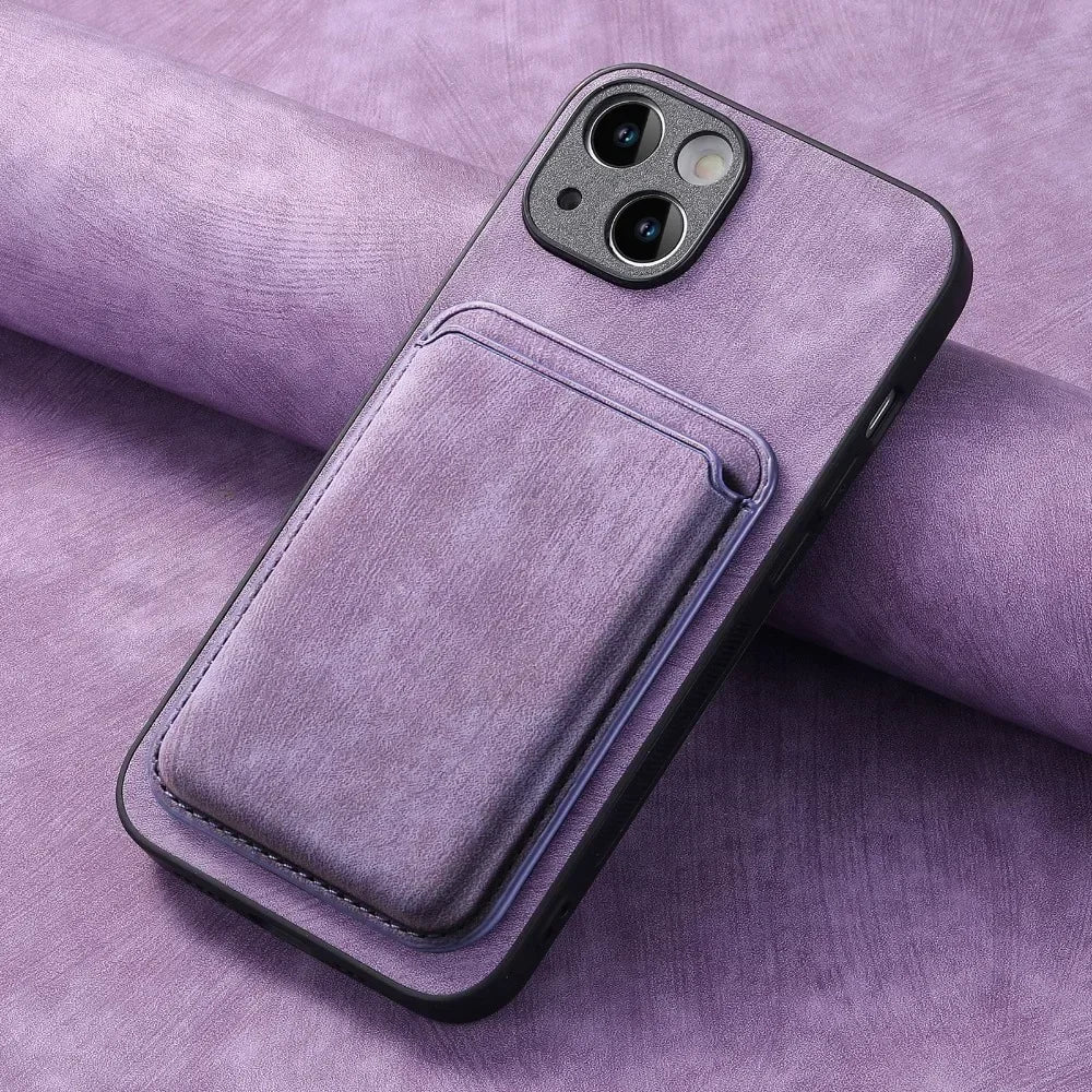 The Heritage — Vintage Leather Case with Magnetic Wallet