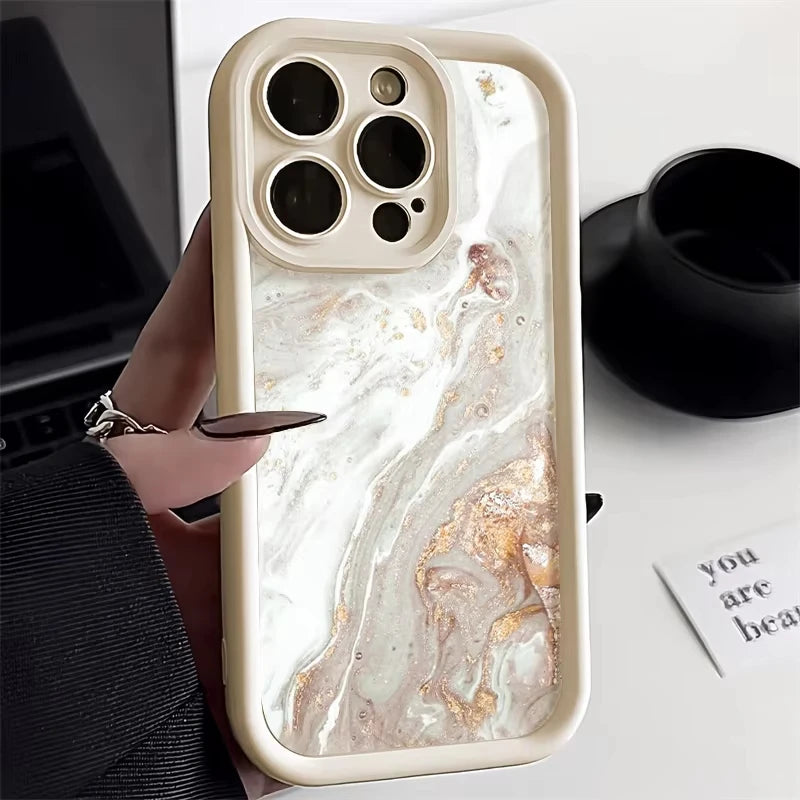 The Marble — Soft Candy Marble Case