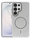 Magnetic Leather Case for Galaxy S24 Ultra — Tit Gray