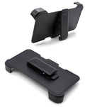 Heavy-Duty Shockproof Belt-Clip Holster Case for Galaxy S25 Ultra — Black