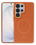 Magnetic Leather Case for Galaxy S25 Ultra