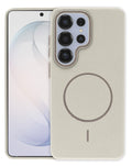 Magnetic Leather Case for Galaxy S25 Ultra