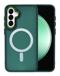 Magnetic Wireless-Charging Compatible Case for Galaxy S26FE — Dark Green