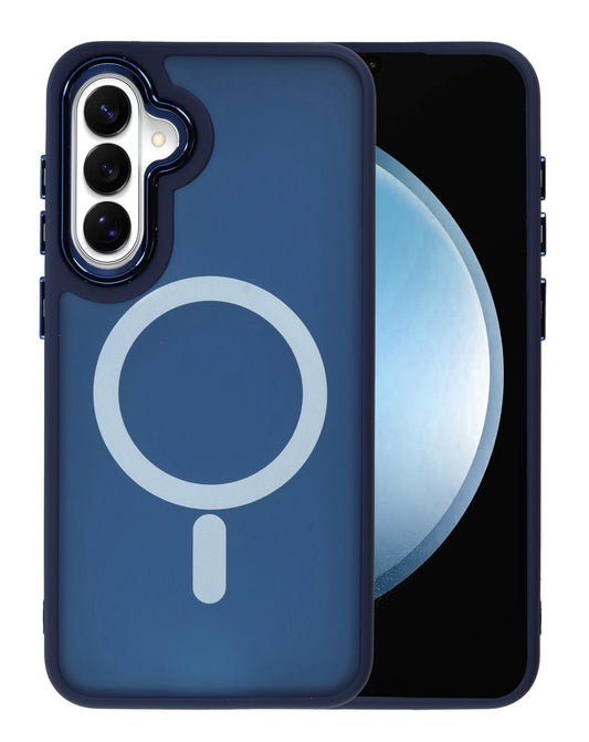 Magnetic Wireless-Charging Compatible Case for Galaxy S26FE — Navy