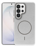 Magnetic Leather Case for Galaxy S26 Ultra — Tit Gray
