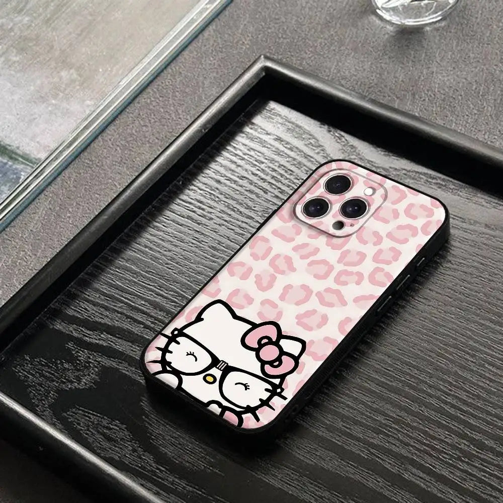 Hello Kitty Black Silicone Case