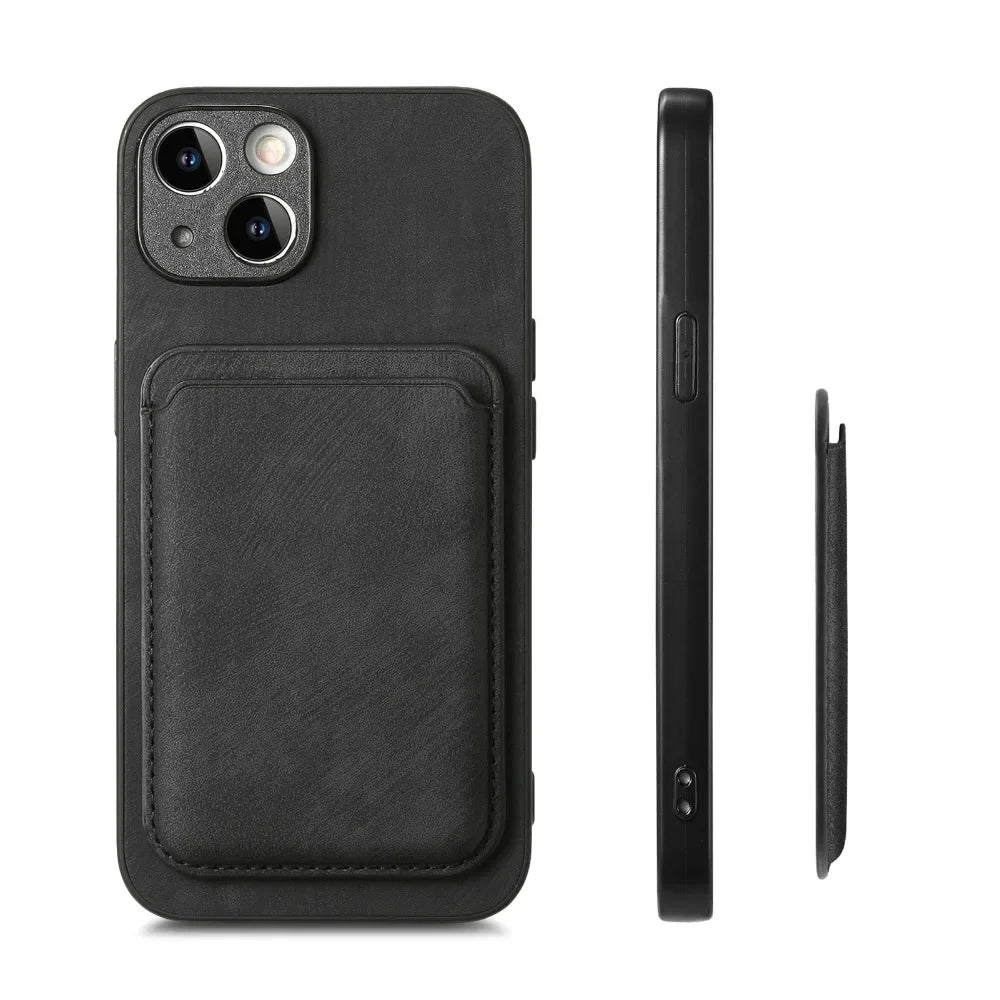 The Heritage — Vintage Leather Case with Magnetic Wallet