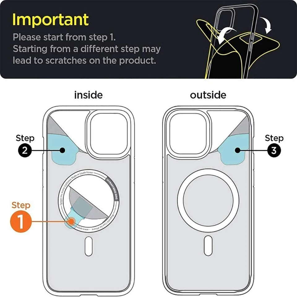 The Crystal — Clear Shockproof MagSafe Case