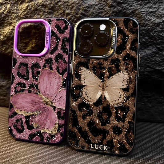 The Flutter — Butterfly Leopard Case