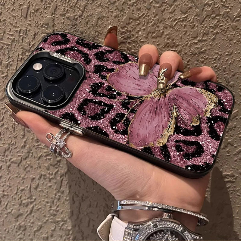 The Flutter — Butterfly Leopard Case