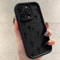 The Cross — Black Cross Print Case