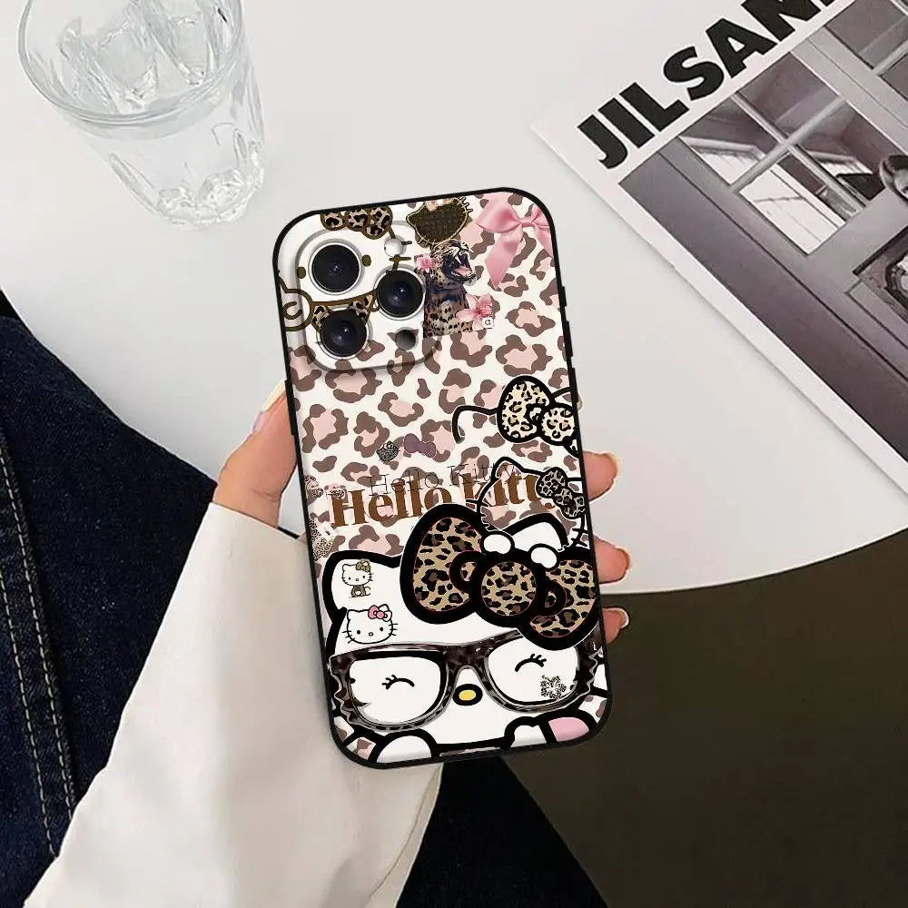 Hello Kitty Black Silicone Case