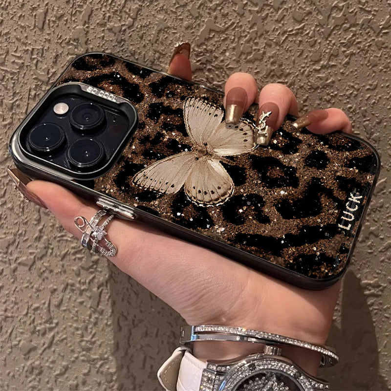 The Flutter — Butterfly Leopard Case