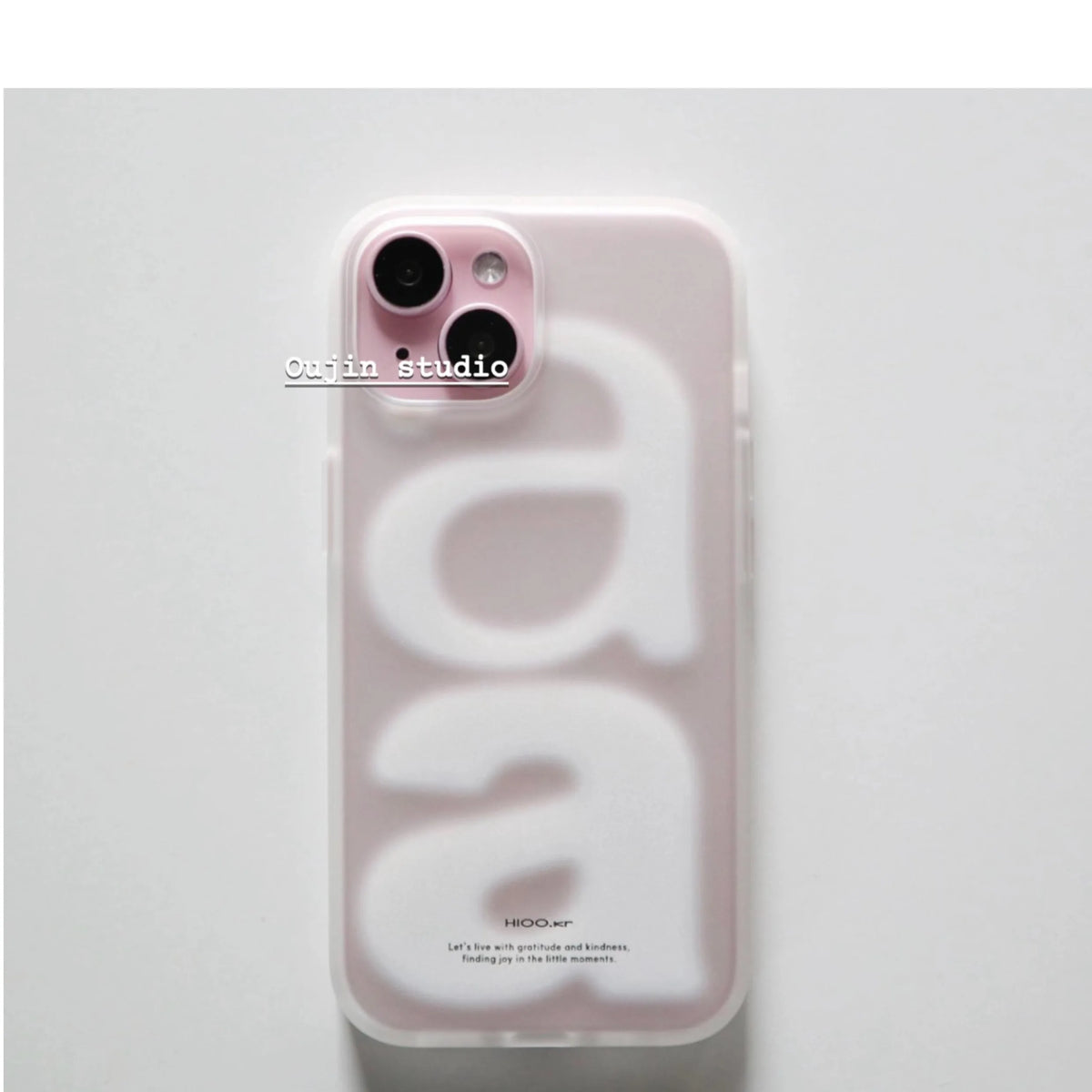 The Initial — White Letter A Case