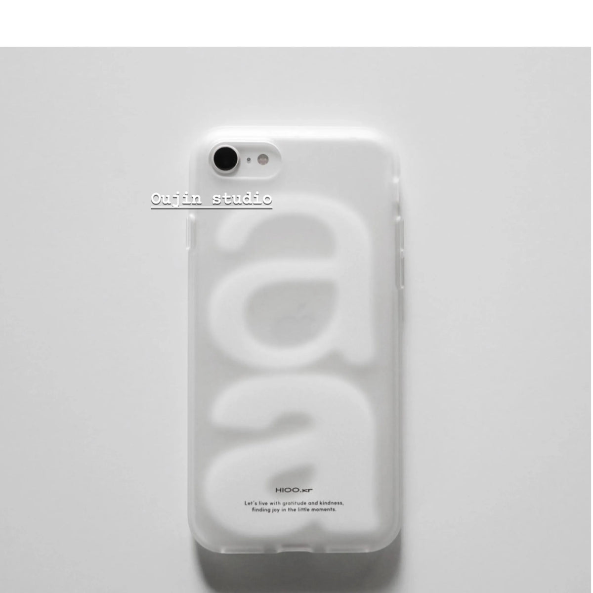The Initial — White Letter A Case