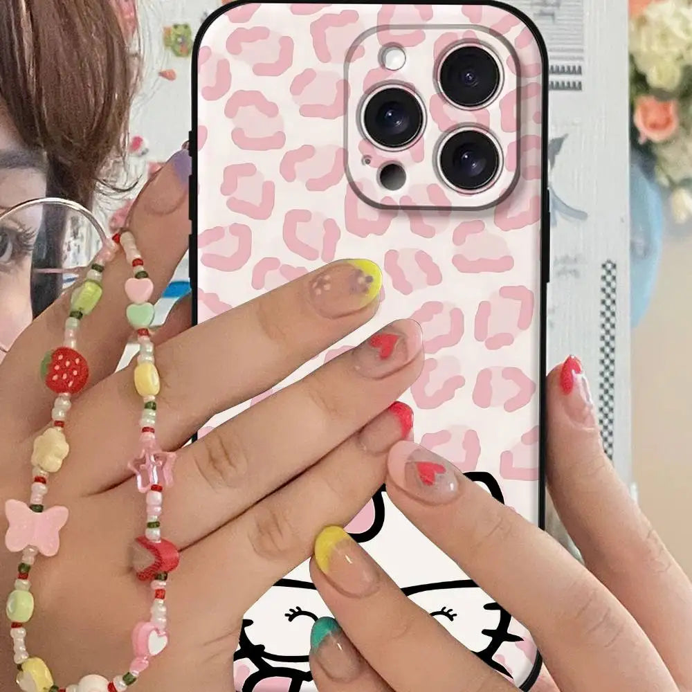Hello Kitty Black Silicone Case