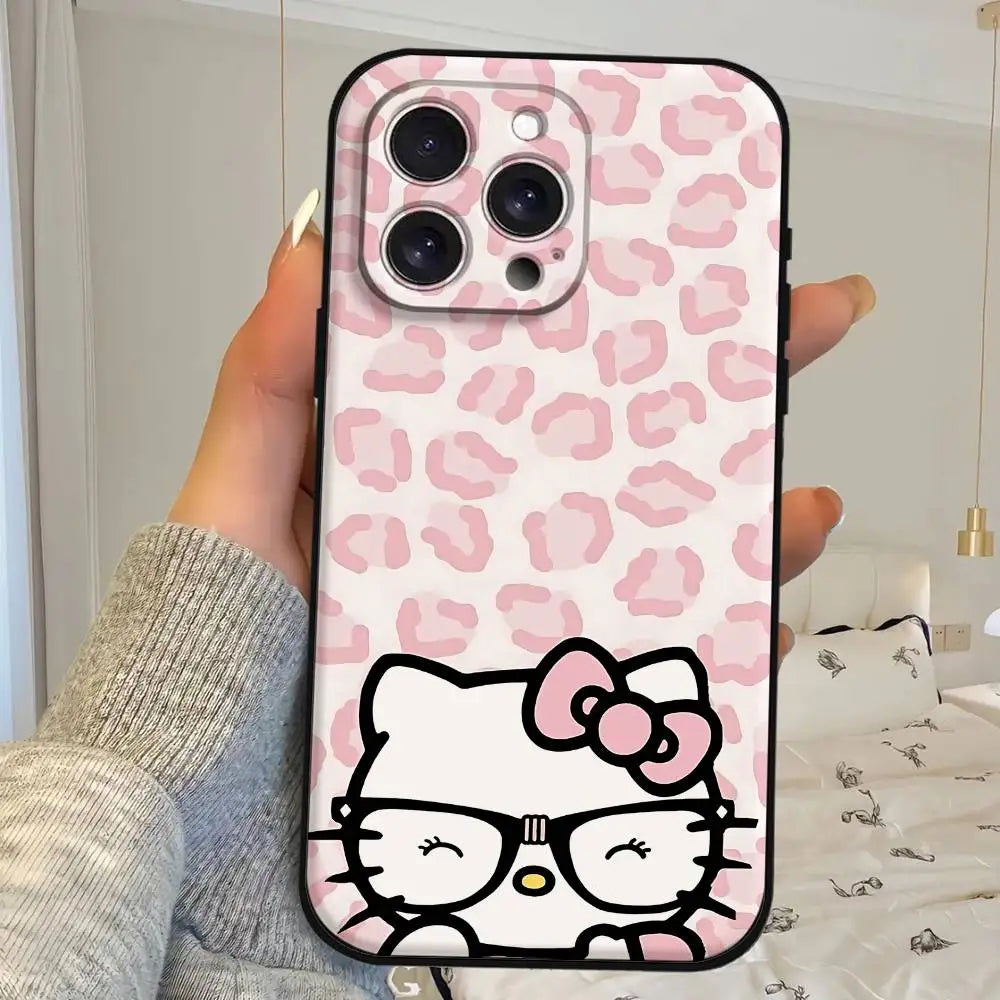 Hello Kitty Black Silicone Case