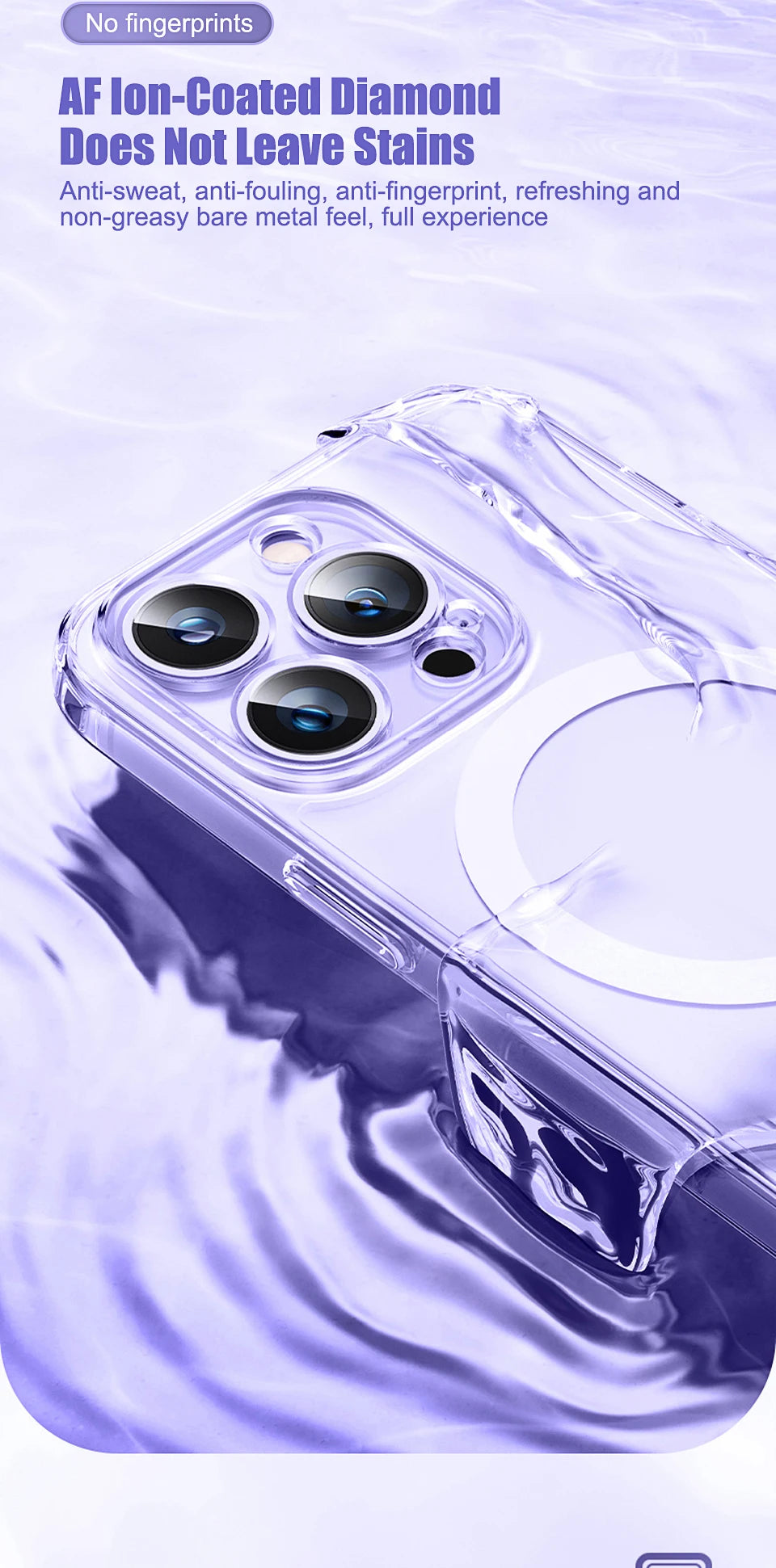 The Crystal — Clear Shockproof MagSafe Case