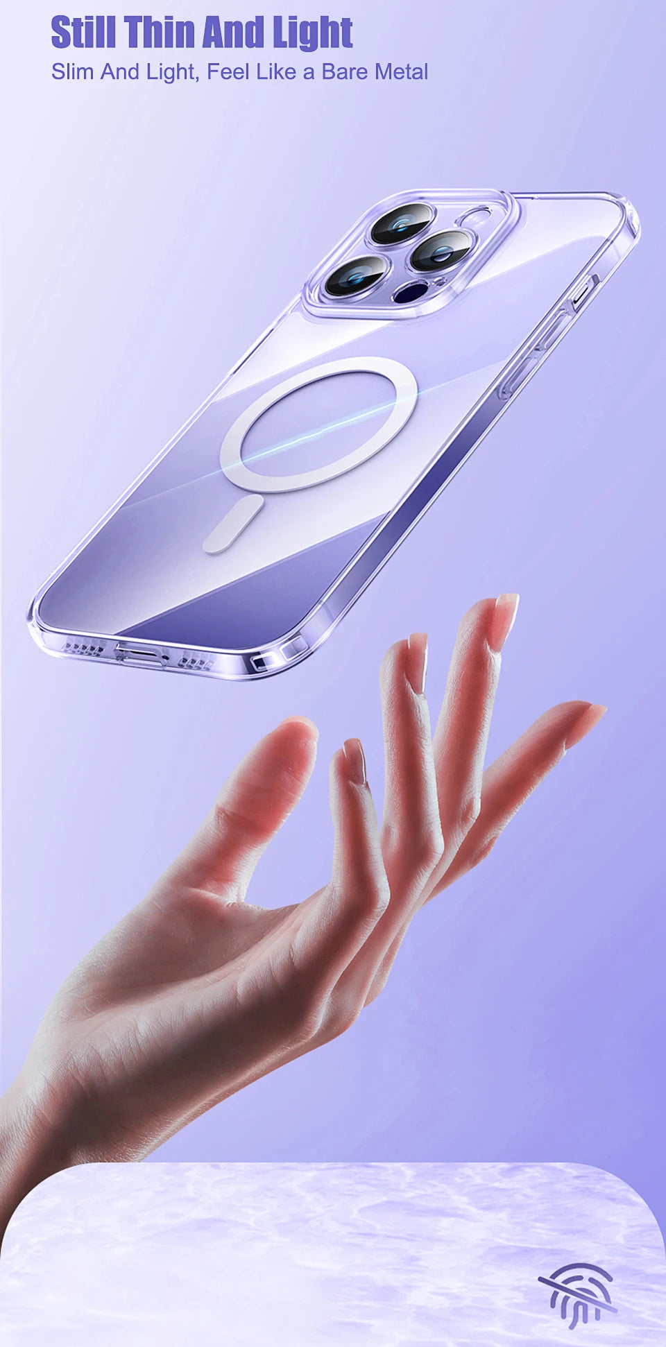 The Crystal — Clear Shockproof MagSafe Case