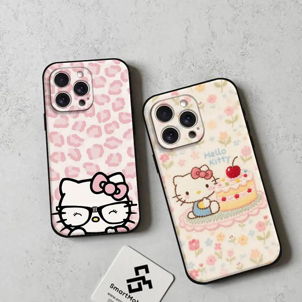 Hello Kitty Black Silicone Case