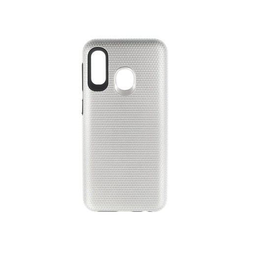 Heavy-Duty Shockproof Case for Galaxy A20E — Silver