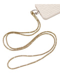 Crystal Neck Lanyard Keychain - Gold