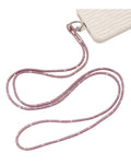 Crystal Neck Lanyard Keychain - Pink