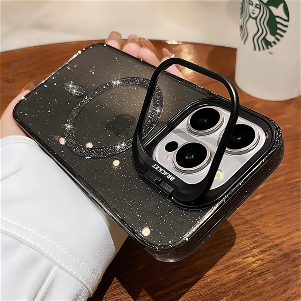 The Sparkle — Glitter MagSafe Case with Stand
