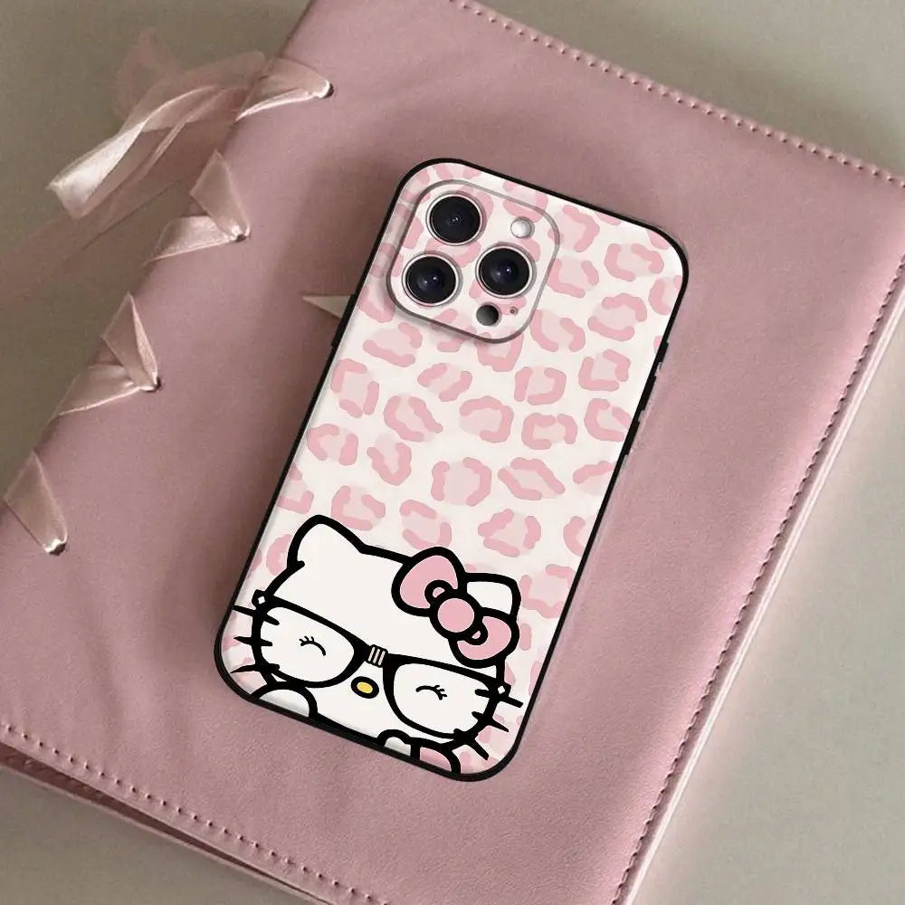 Hello Kitty Black Silicone Case