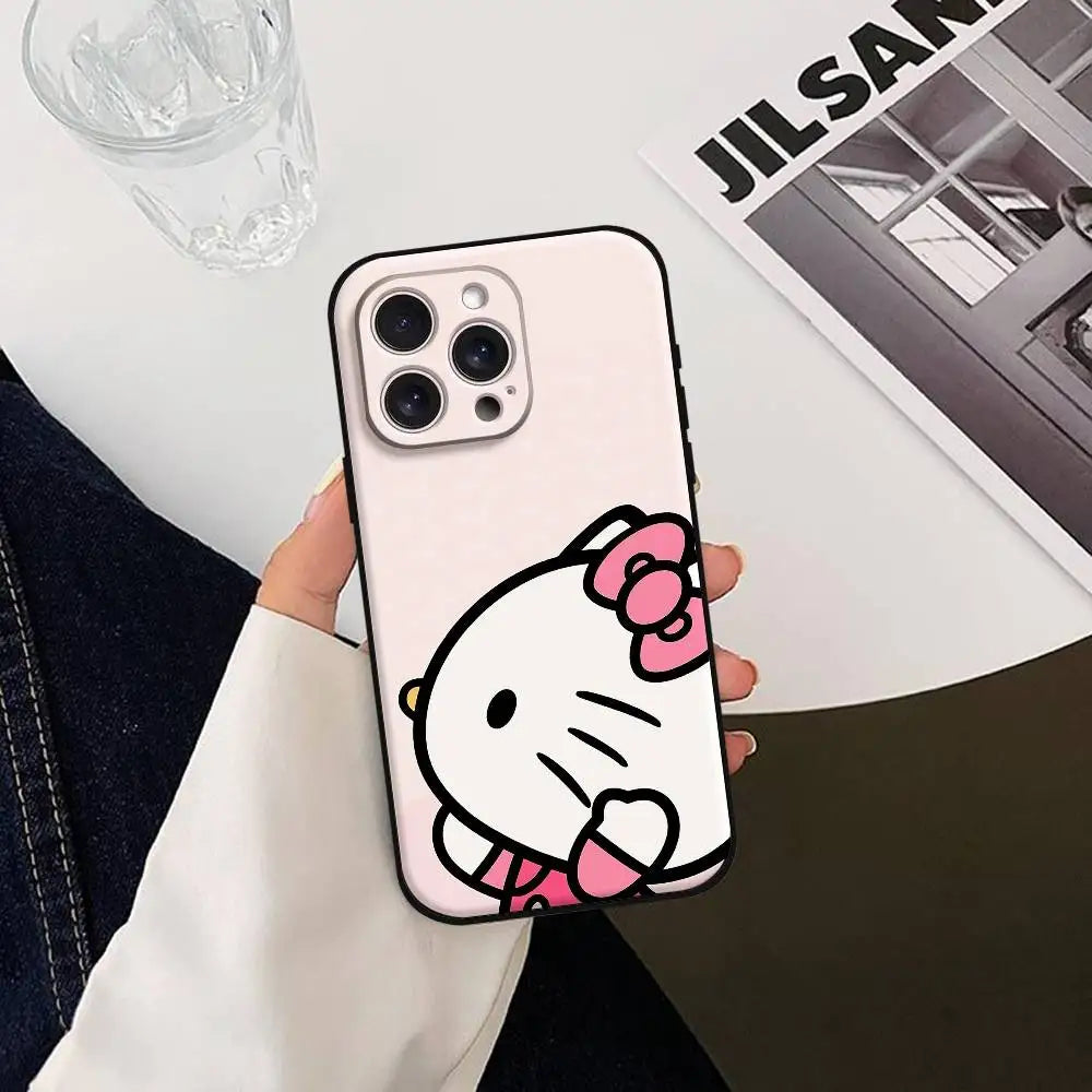 Hello Kitty Black Silicone Case