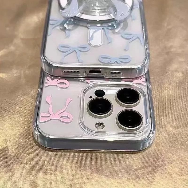 The Ribbon — Pink Bow MagSafe Case