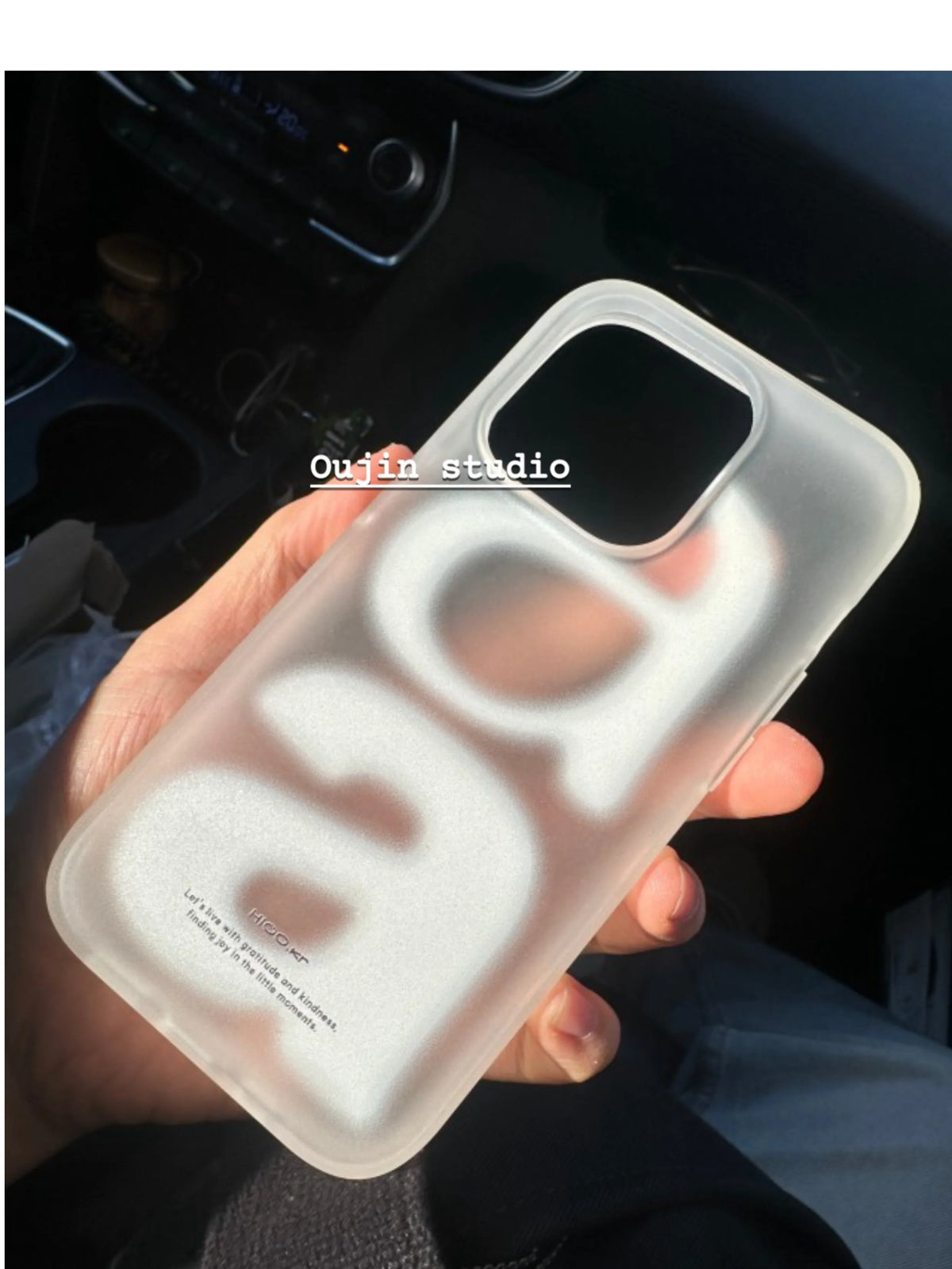 The Initial — White Letter A Case