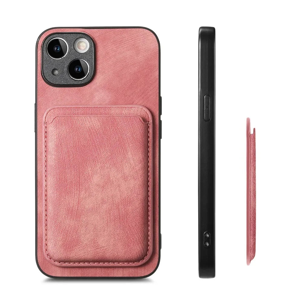 The Heritage — Vintage Leather Case with Magnetic Wallet