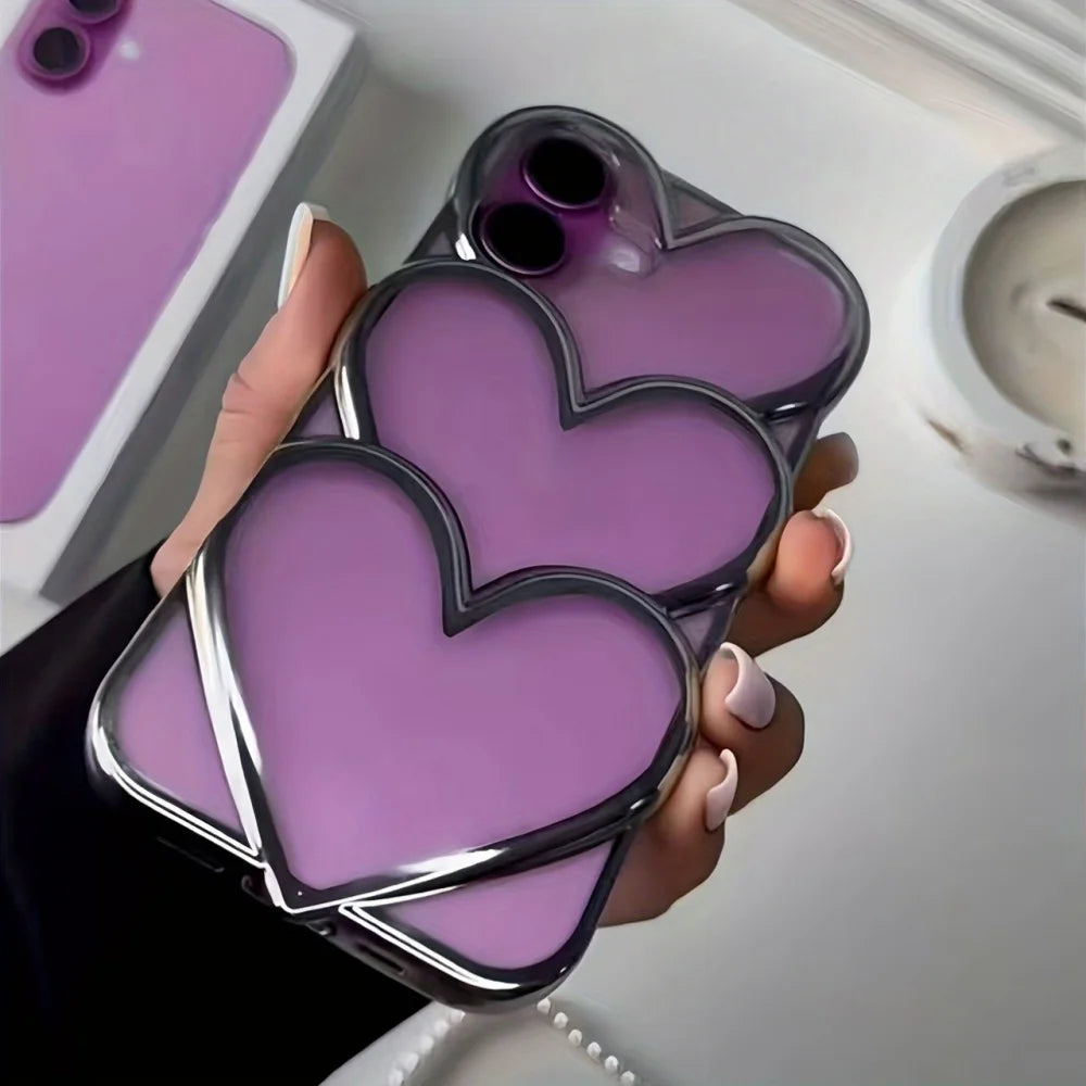 The Sweetheart — 3D Silver Heart Case