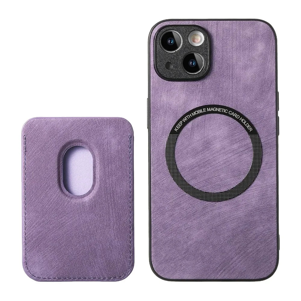 The Heritage — Vintage Leather Case with Magnetic Wallet