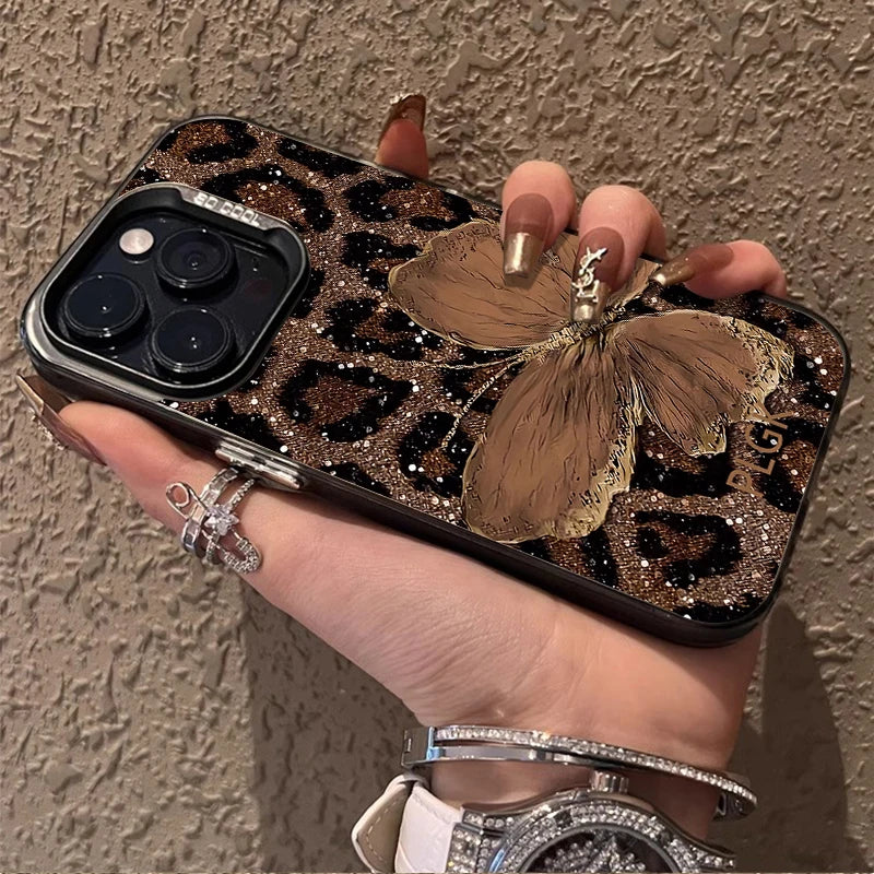 The Flutter — Butterfly Leopard Case