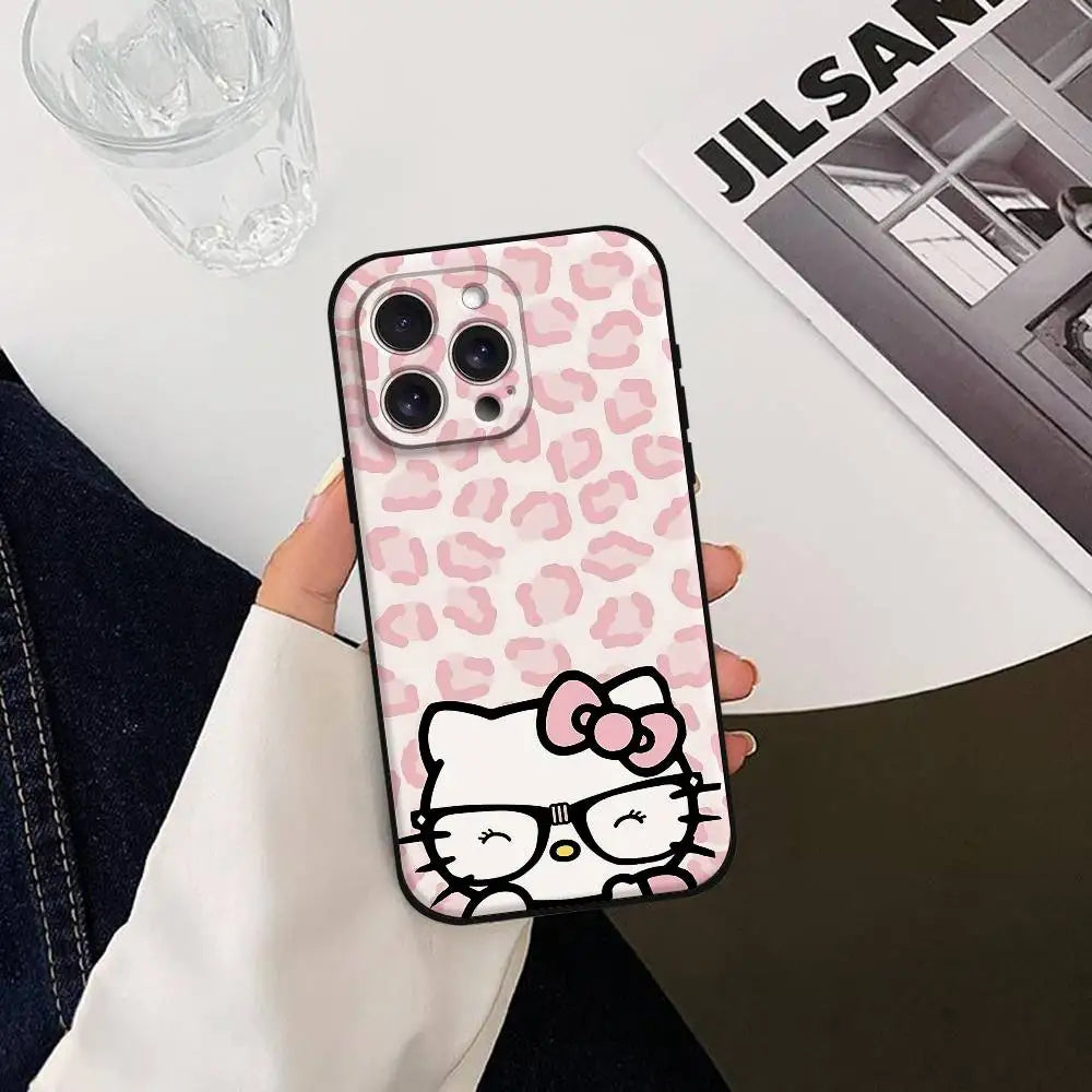 Hello Kitty Black Silicone Case