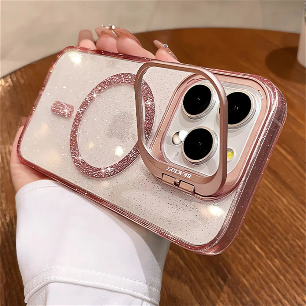 The Sparkle — Glitter MagSafe Case with Stand