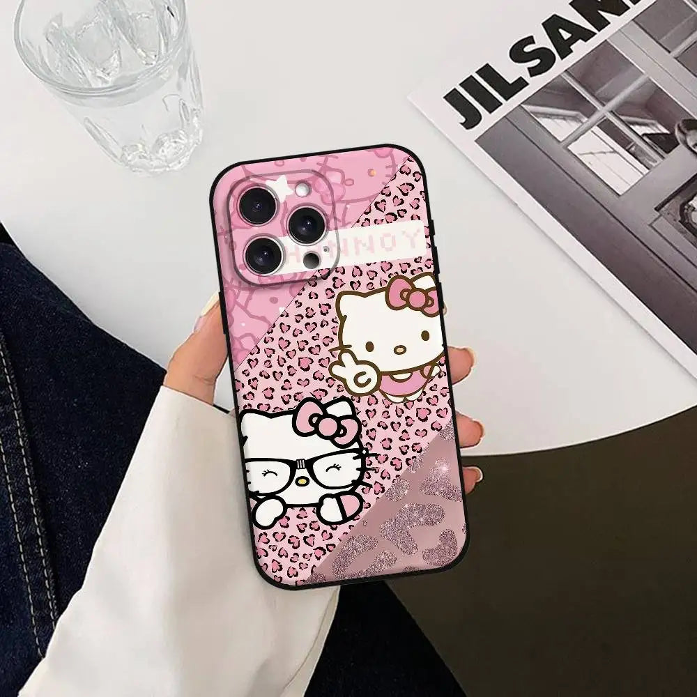 Hello Kitty Black Silicone Case