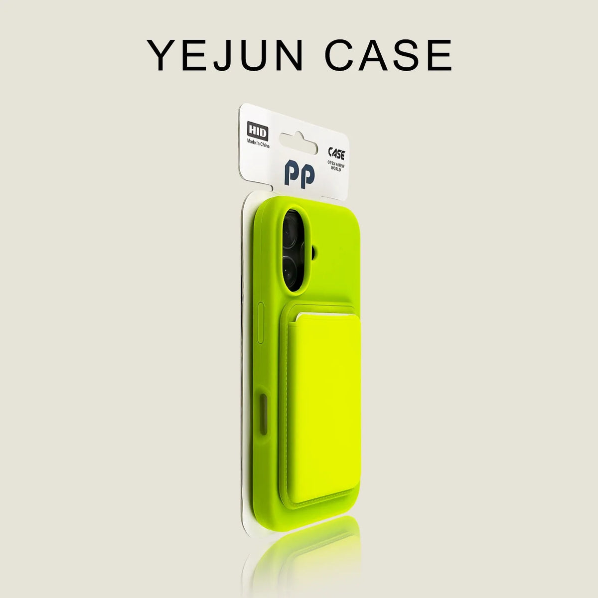 The Neon — Silicone MagSafe Wallet Case