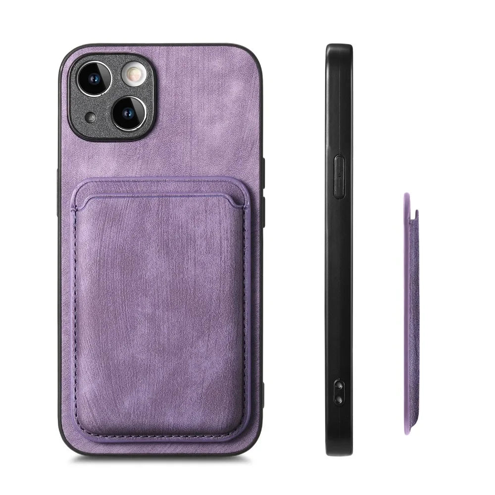 The Heritage — Vintage Leather Case with Magnetic Wallet
