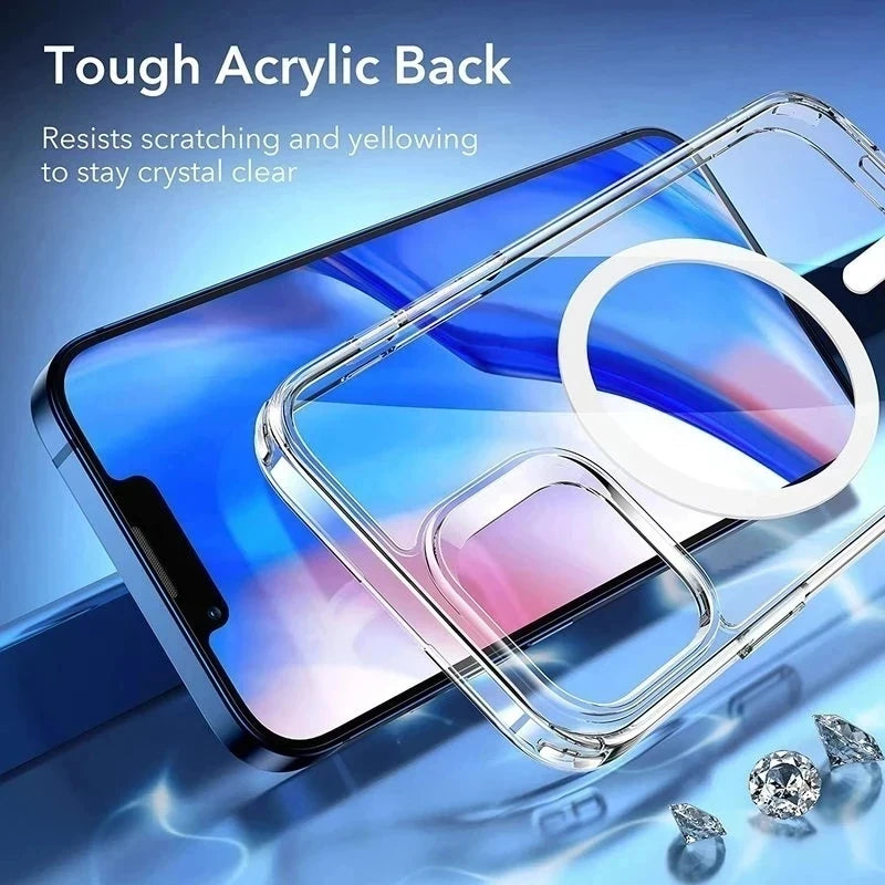 The Crystal — Clear Shockproof MagSafe Case