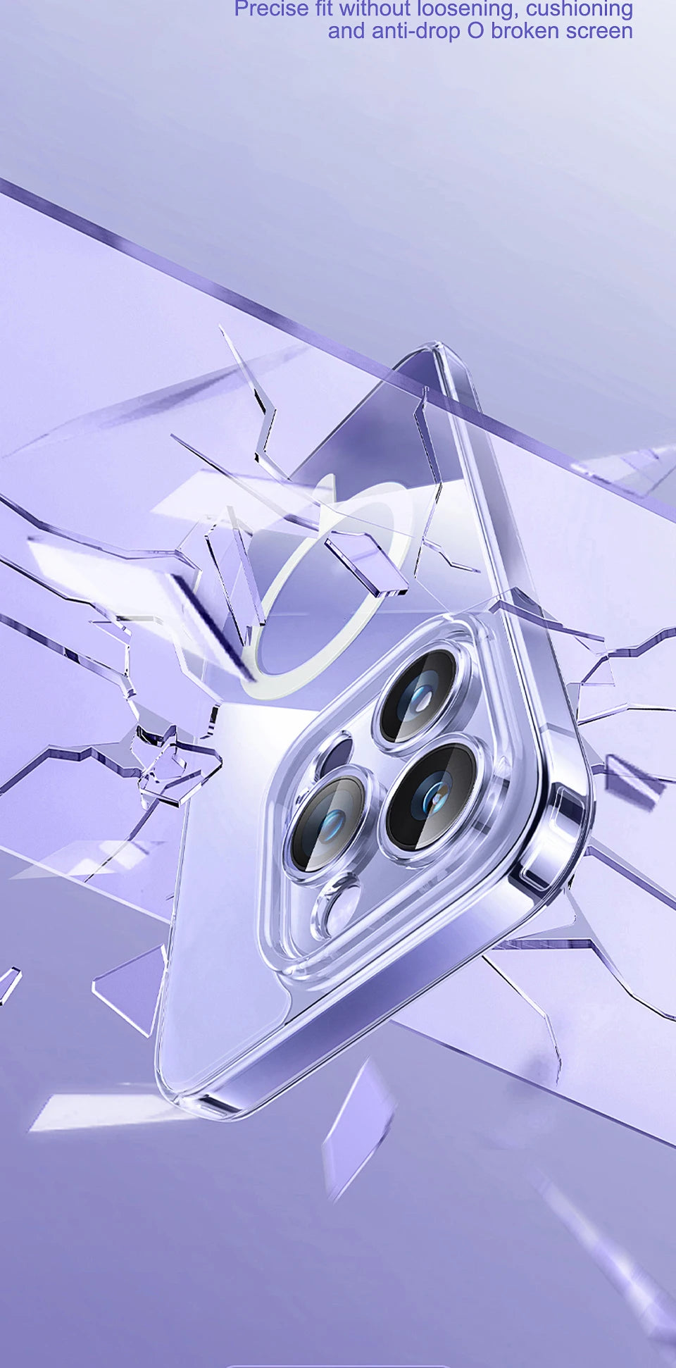 The Crystal — Clear Shockproof MagSafe Case