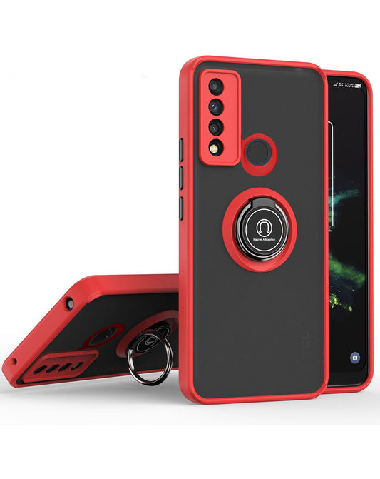 Kickstand Case for TCL 30 — Red