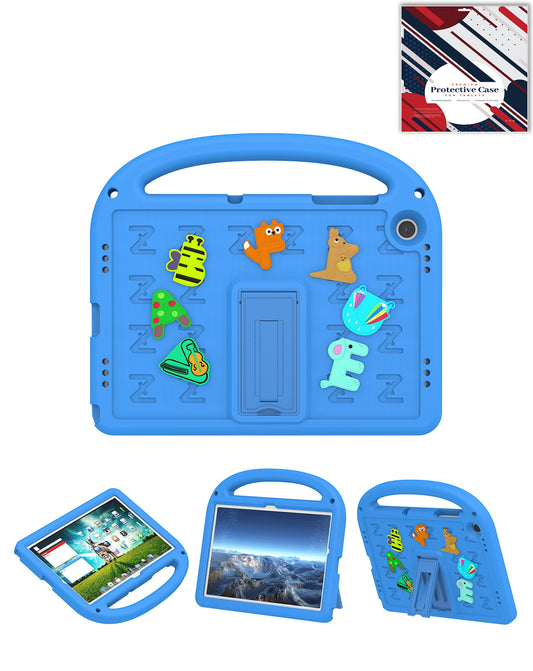 Heavy-Duty Shockproof Case for Galaxy Tab A9 Plus / Tab A11 Plus — Blue