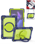 Heavy-Duty Shockproof Kickstand Case for Galaxy Tab A9 Plus / Tab A11 Plus — Navy Blue