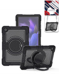 Heavy-Duty Shockproof Kickstand Case for Galaxy Tab A9 Plus / Tab A11 Plus — Black